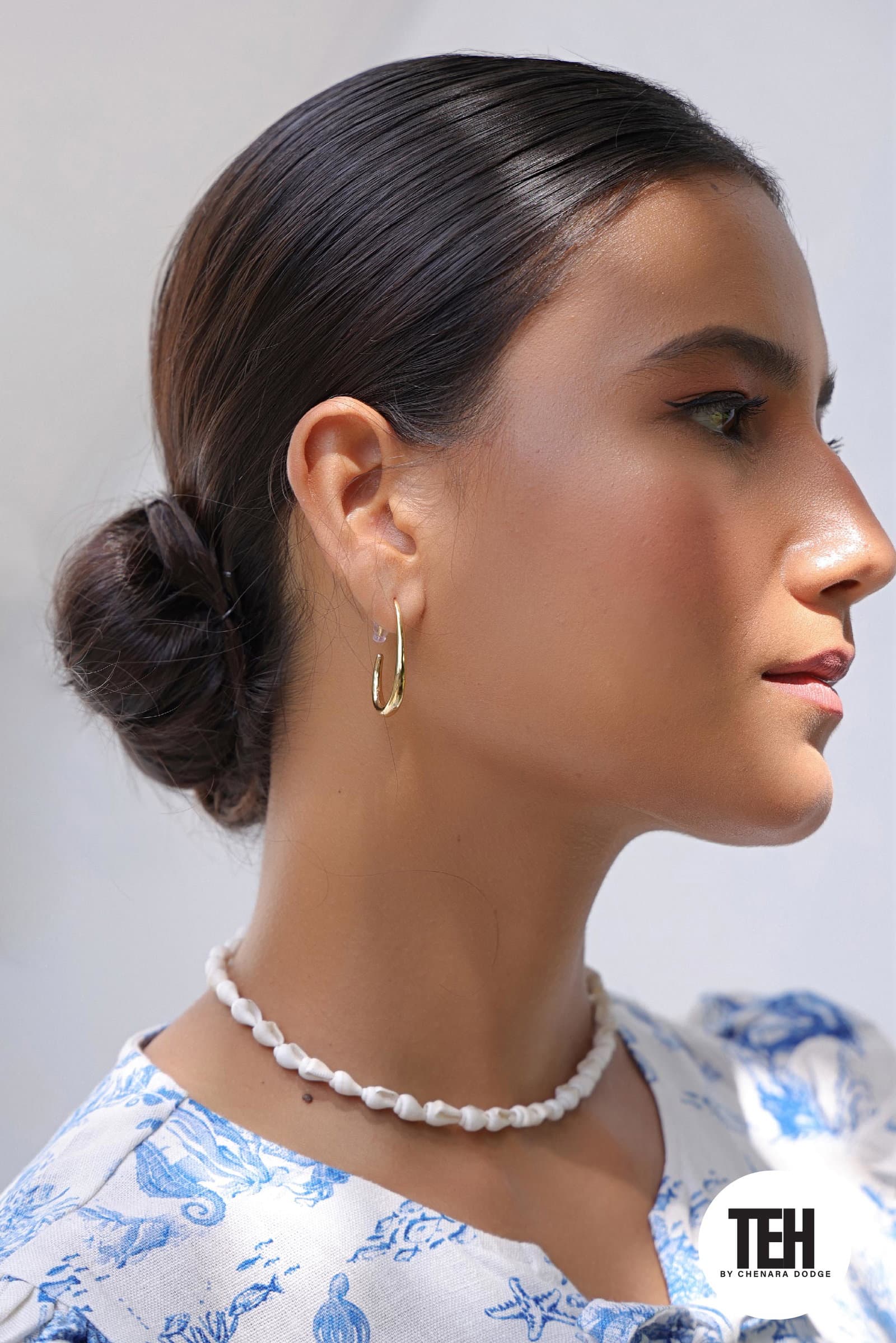 Oval Hoop Earrings